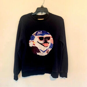 Campaign Beyond Closet Patriotic Baseball Sweatshirt Korean Brand Size Medium